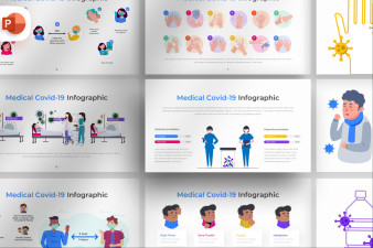 Medical Covid-19 PowerPoint Infographic Template